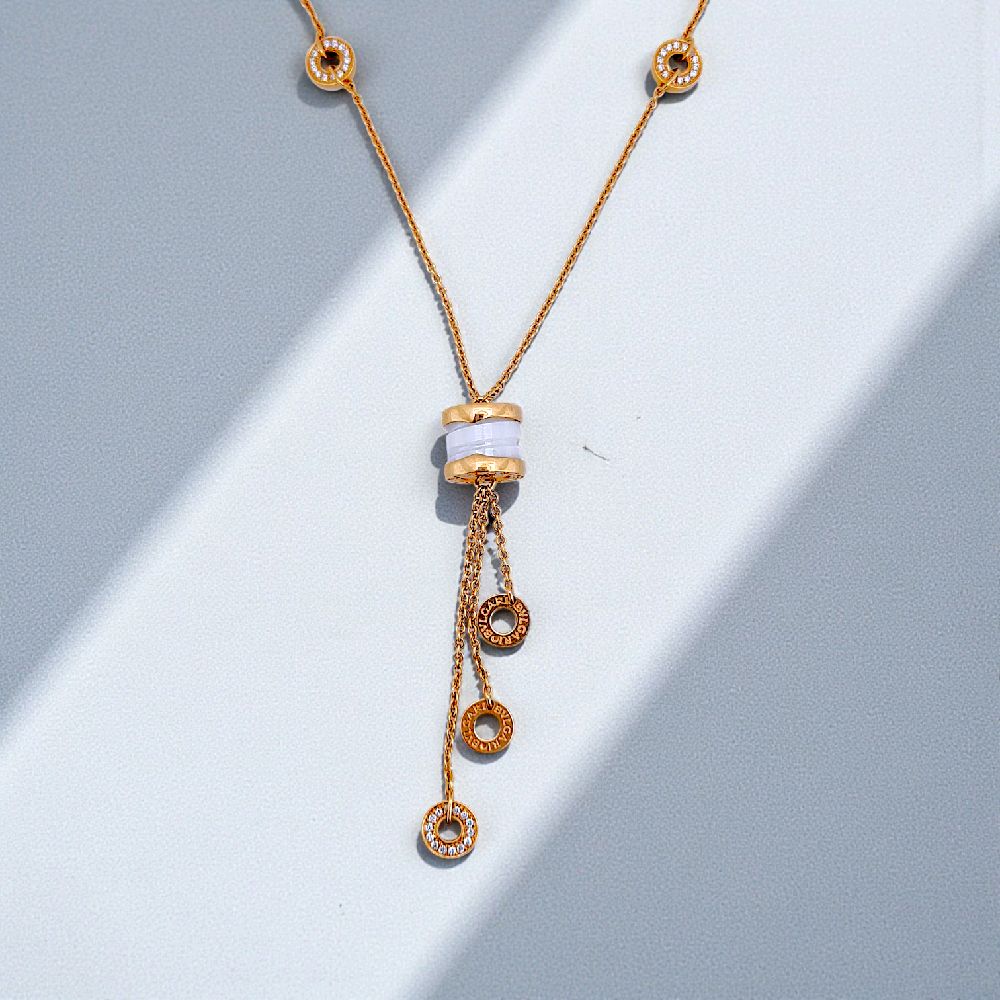 B.zero Diamond Necklace 18K / Kalung Berlian B.zero 18K / Diamond Jewelry 126KBD130000AB -HT