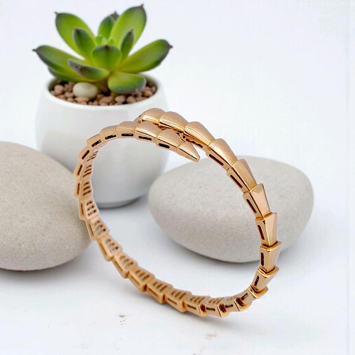 Ulo Serpenti Bracelet 18K / Gelang Ulo Serpenti 18K / Diamond Jewelry 405GBD2077RY-HT