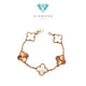 Bracelet Vintage  MOP 18K /  Gelang Emas Vintage Alhambra / Diamond Jewelry