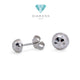 Party Gold Earring 750K / Anting Emas Disko 750K / Diamond Jewelry 411AMS082LS-HT