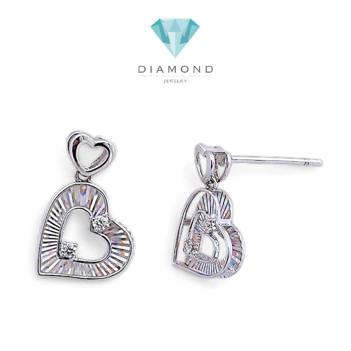 Love Diamond Rainbow Sparkle Earring 18K / Diamond Jewelry