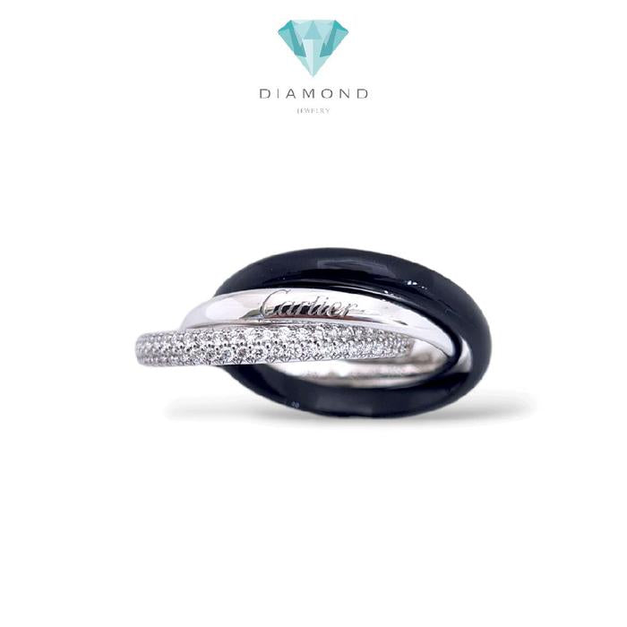 Trinity Diamond Ring 18K / Cincin Berlian Trinity 18K / Diamond Jewelry / 124CBD110800AB