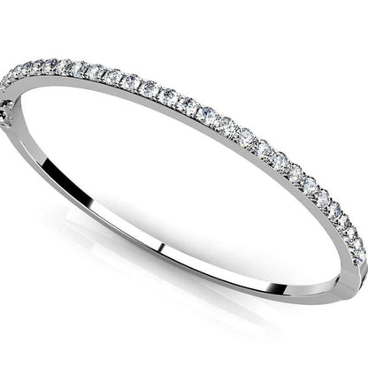 Diamond Bangle Tennis- Gelang Berlian - Diamond Jewelry - White 03070445