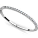 Diamond Bangle Tennis- Gelang Berlian - Diamond Jewelry - White 03070445