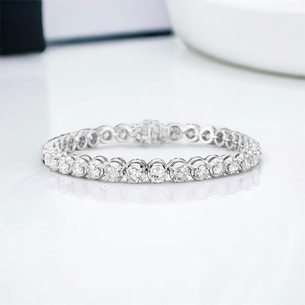 Tennis bracelet 6 ctlook 18 k white gold Diamond Jewelry-382GBSD5675LS384-GB1600PFLS39-GBPF2160LS-385GB2900PFLS