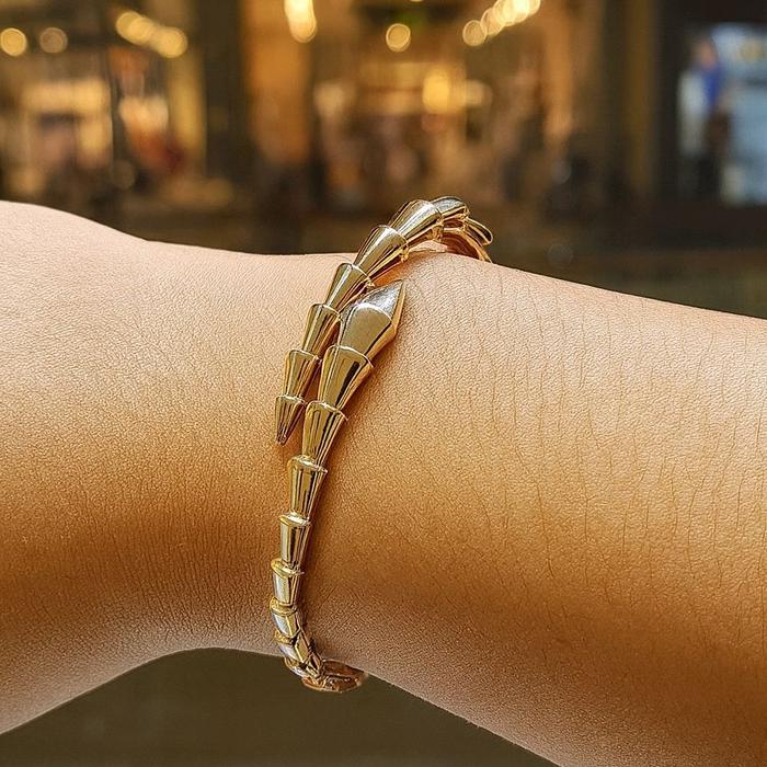 Ulo Serpenti Bracelet 18K / Gelang Ulo Serpenti 18K / Diamond Jewelry 405GBD2077RY-HT