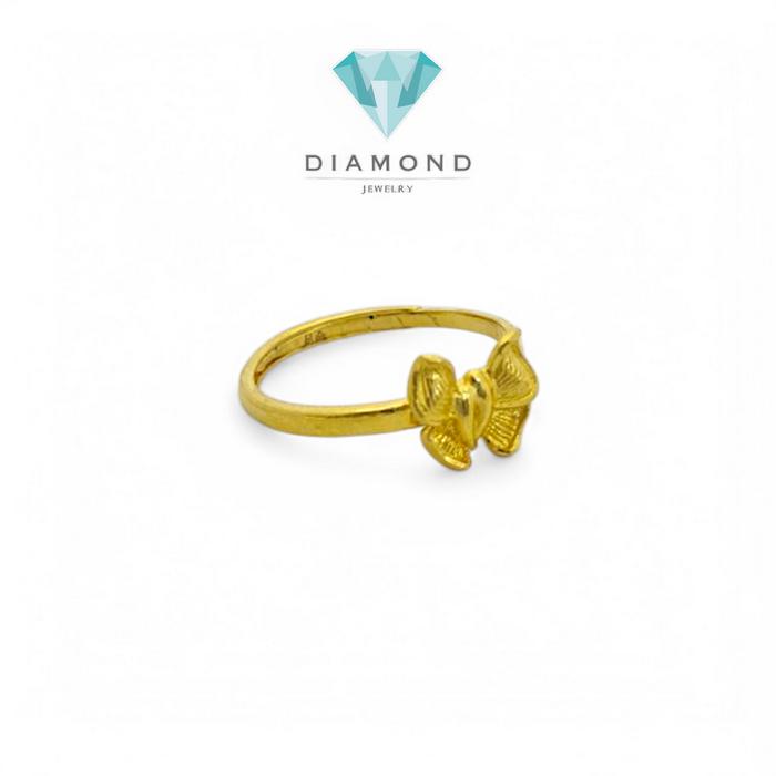Cincin Mas Butterfly 24K-Diamond Jewelry
