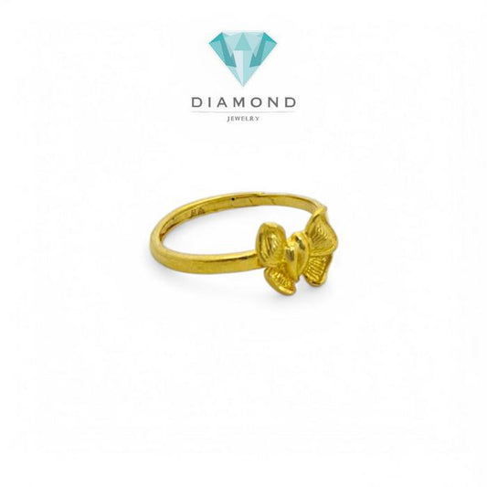 Cincin Mas Butterfly 24K-Diamond Jewelry