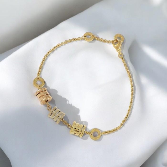 Tricolor Bzero Bracelet  18K/Gelang Emas Zero Tricolor-Diamond jewelry-408GBD872RY-HT