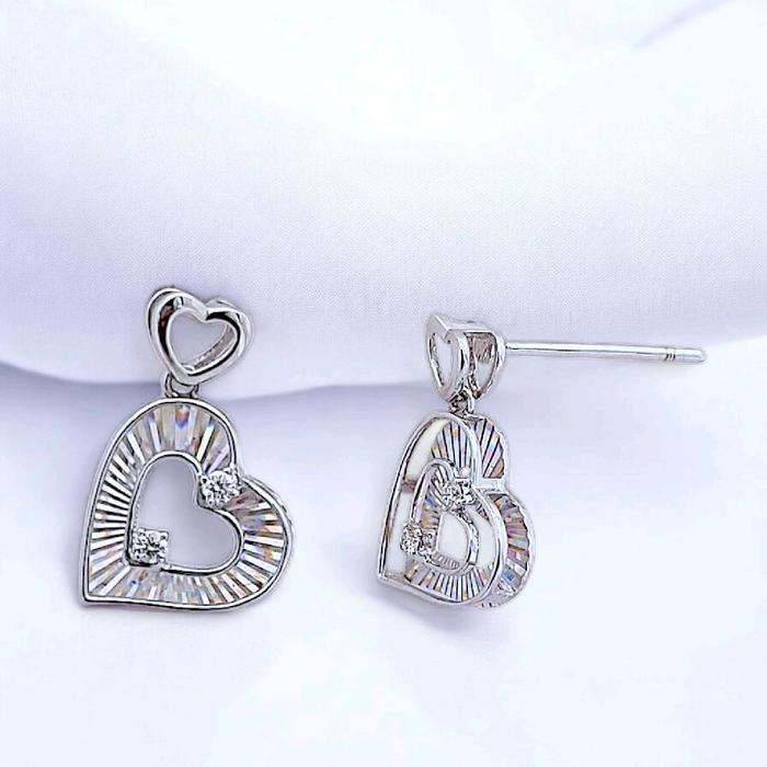 Love Diamond Rainbow Sparkle Earring 18K / Diamond Jewelry