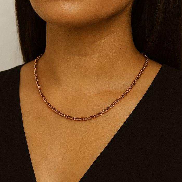 Kalung Chain Rose Gold 750K-Diamond Jewelry-424KMS426LS-HT
