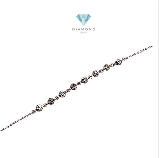 dainty bracelet 18k -Diamond Jewelry-72GMS3WP