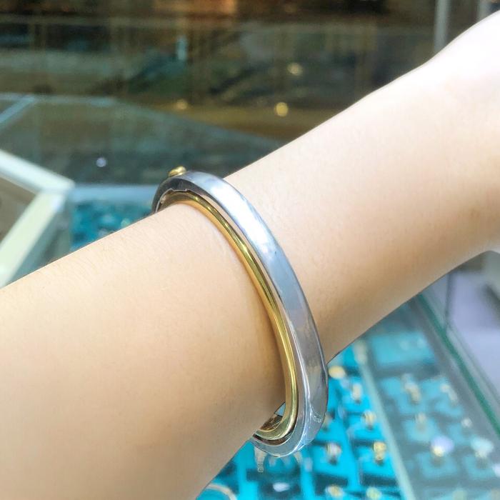 Gelang Emas 23K 2 Color Diamond Jewelry