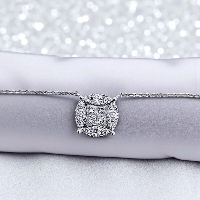 Esperanza Diamond Necklace 18K / Kalung Berlian Esperanza 18K / Diamond Jewelry 396KBD21400GTLS-HT