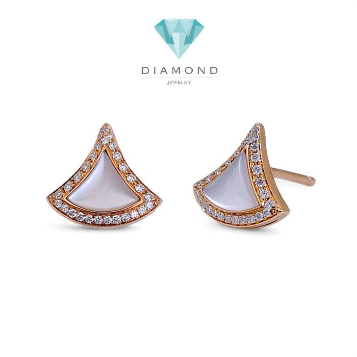 Diva MOP Diamond Earring 18K / Anting Dia Mutiara Berlian 18K / Diamond Jewelry 397ABDAB39800LS-HT