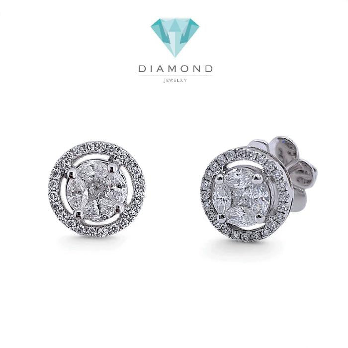 Hello Esperanza Diamond Earring 18K / Anting Berlian Hello Esperanza 18K / Diamond Jewelry 399AB1120PRLS HT