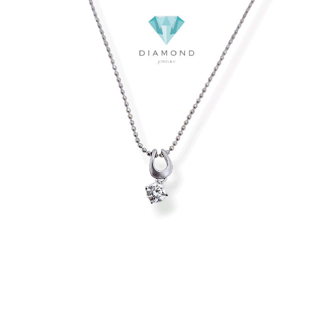 Solitaire Diamond Pendant 18K / Kalung Berlian Solitaire 18K / Diamond Jewelry / 1LB1090PP