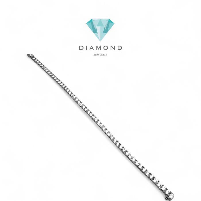 Tennis Bracelet diamond 18K/gelang berlian diamond natural tennis