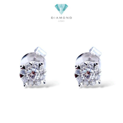 Solitaire Diamond Earrings 18K / Anting Berlian Solitaire 18K / Diamond Jewelry / 1ABGT600WPLS