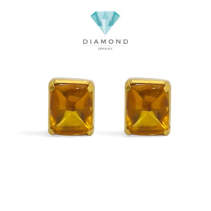 Anting Batu Kuning 23K-Diamond Jewelry-309AMSWP4