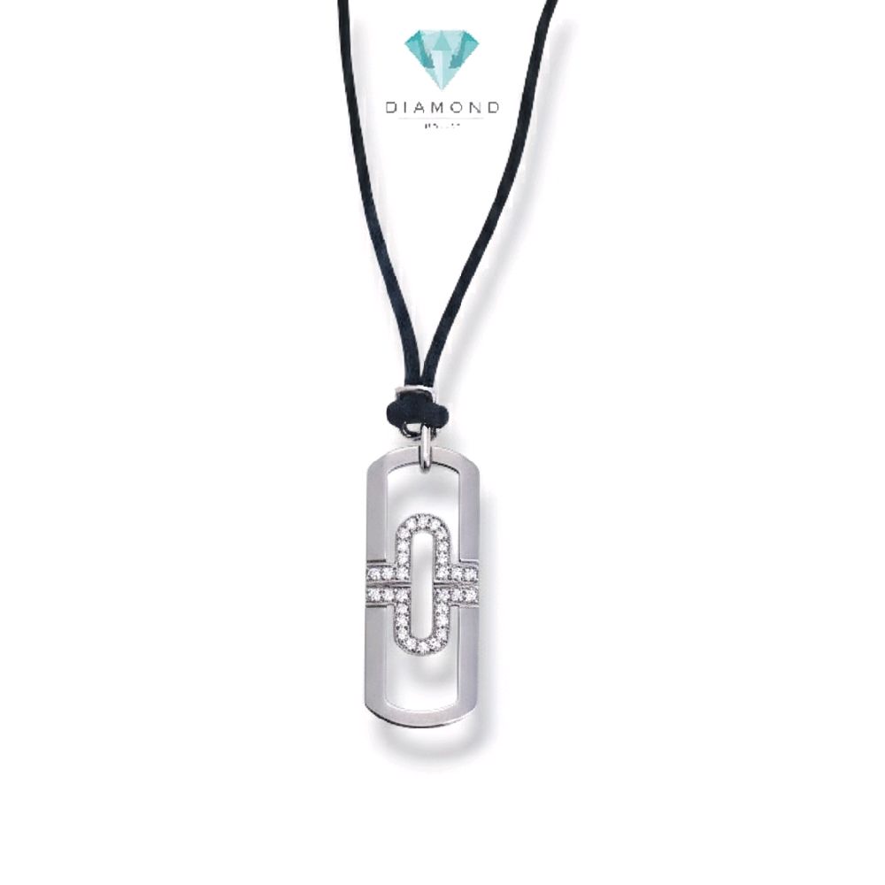 Parentesi Diamond Pendant Necklace 18K / Kalung liontin Berlian 18K / Diamond Jewelry / 432KBD27000RY