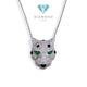 Panthere Diamond Necklace 18K / Kalung Panthere Berlian 18K / Diamond Jewelry-403KBD7114LS-HT