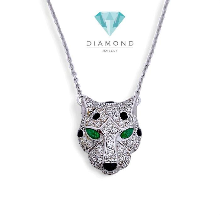 Panthere Diamond Necklace 18K / Kalung Panthere Berlian 18K / Diamond Jewelry-403KBD7114LS-HT