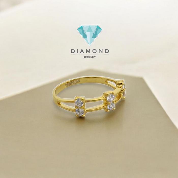 Cincin Mas 2 Baris 23K/ cincin mas 2 row/Diamond Jewelry