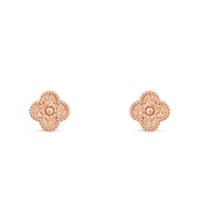 Sweet alhambra van cleef earring 18 K white/yellow gold