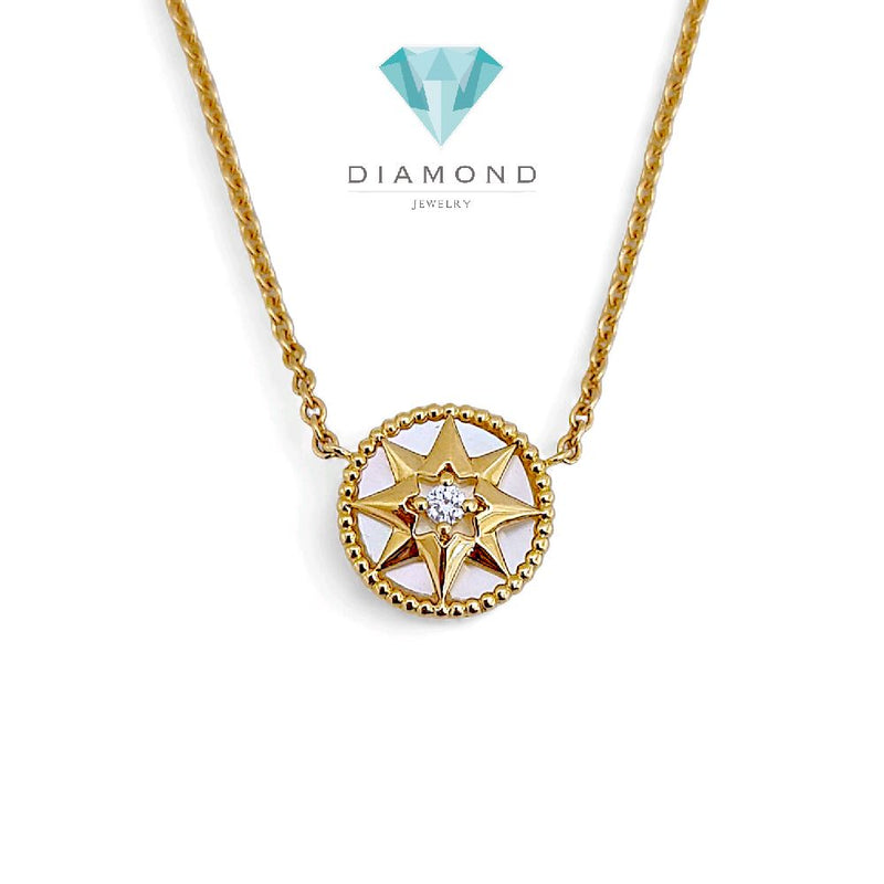 Star Diamond Necklace 18K / Kalung Berlian Bintang 18K / Diamond Jewelry 131KBD56100AB -HT