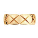 Coco rush quilt 18 K Rose Gold ring Diamond Jewelry-HT