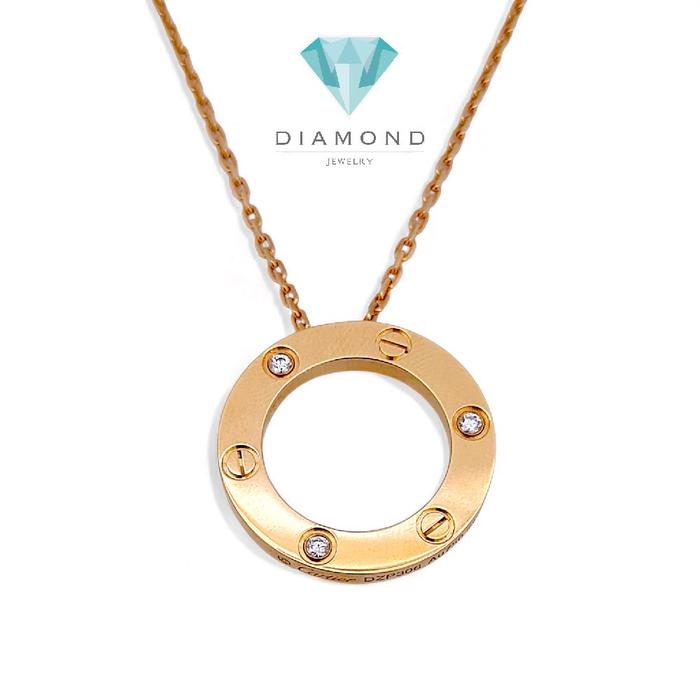 Love Diamond Necklace 18K / Kalung Love Berlian 18K / Diamond Jewelry 17KBD18000RB-HT