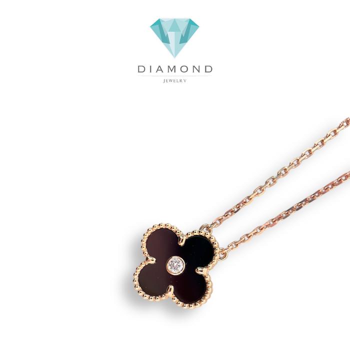 Vintage Onyx Holiday With Diamond  18K/ Diamond Jewelry-365KBD6000RY-HT