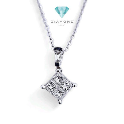 Liontin Square Diamond 18K / Diamond Jewelry 64LBGT6193WP