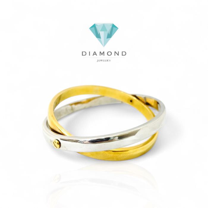 Gelang Emas 23K 2 Color Diamond Jewelry-31GMSWP-HT