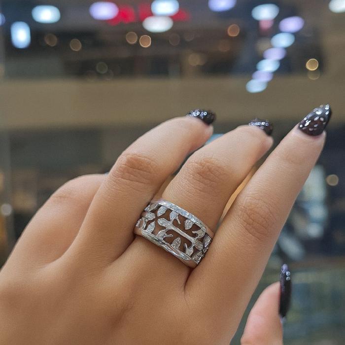 Calatrava Cross Diamond Ring 18K patek/ Cincin Berlian Calatrava Cross 18K / Diamond Jewelry-1CBD1303LSNEW-HT