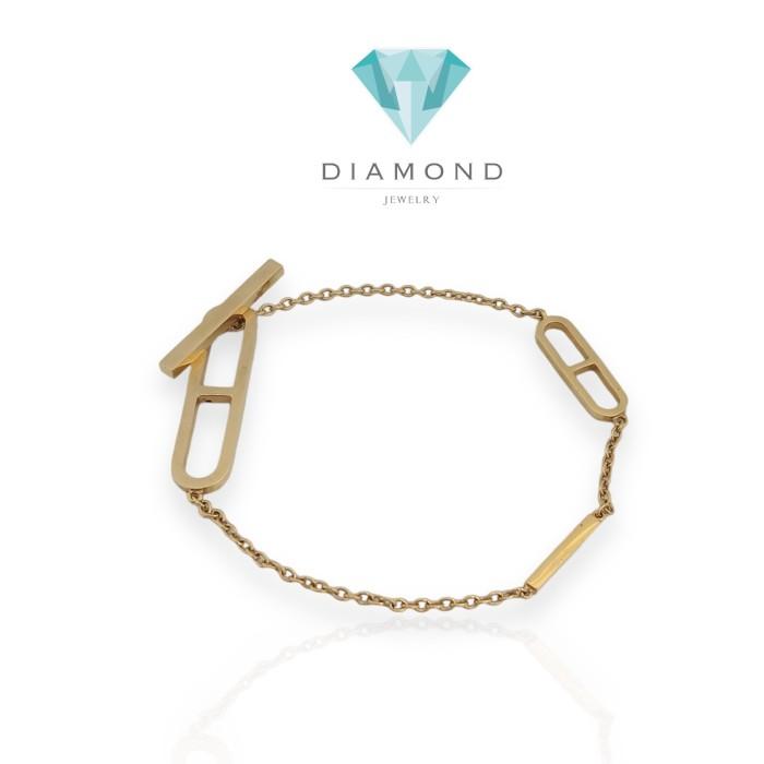 Chain bracelet 18k H chain rose gold-Diamond Jewelry