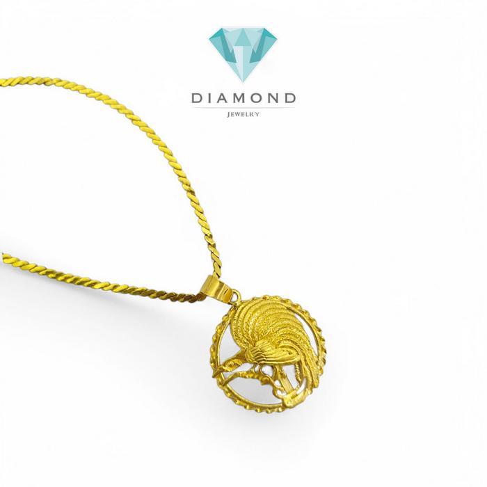 Liontin Mas Cendrawasih 23K-Diamond Jewelry
