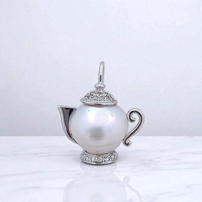 Liontin Had to Pearl Diamond 18K / Diamond Jewelry 6LMGT448WP