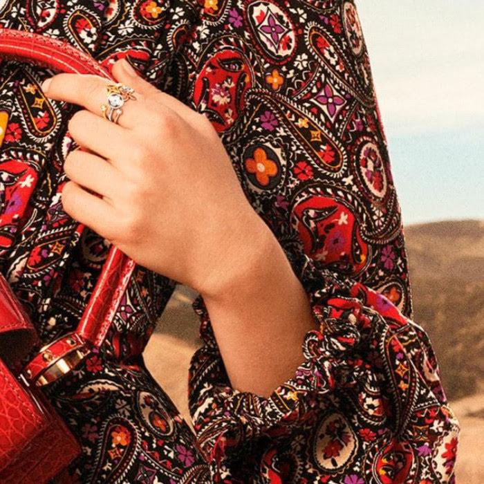 Blossom Ring 18K 3 Gold Fashion Diamond Jewelry/Cincin Berlian Fashion-19CBGT975WP-HT