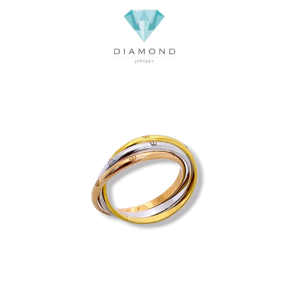 Trinity Gold Ring 16K / Cincin Emas Trinity 16K / Dimond Jewelry / 438CMS201LS