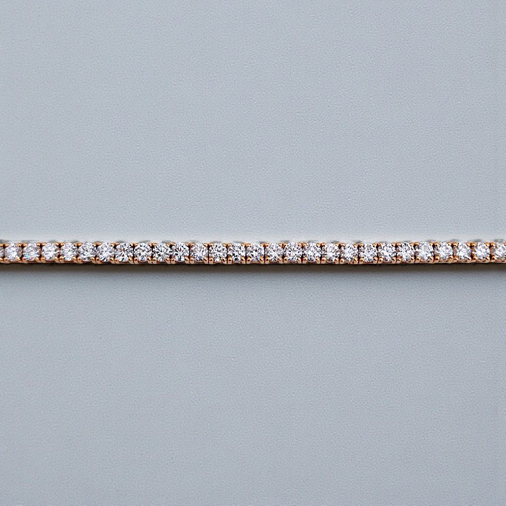 Tennis Diamond Bracelet 18K / Gelang Berlian Tennis 18K / Diamond Jewelry - 3GB4900PGK