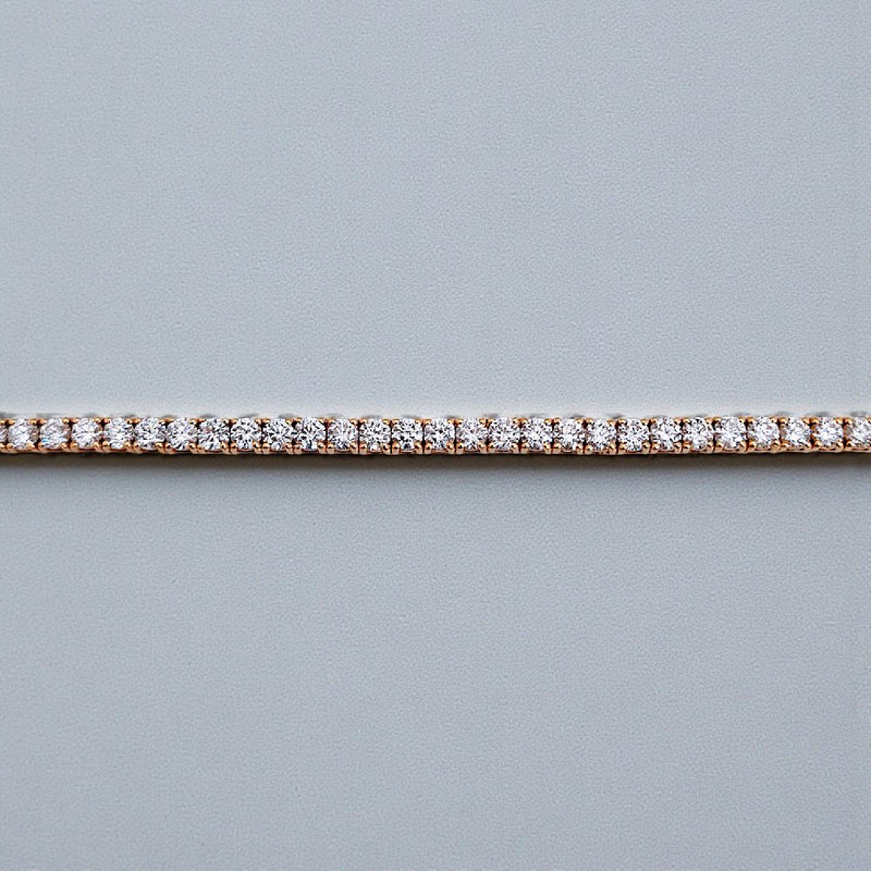 Tennis Diamond Bracelet 18K / Gelang Berlian Tennis 18K / Diamond Jewelry - 3GB4900PGK
