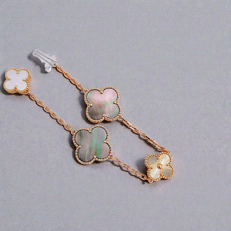 Magic 4 Clover Bracelet 18K / Gelang Clover 4 Magic 18K / 430GBD1416RY