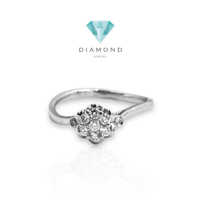 Cincin berlian lotus 18k/diamond ring lotus 18k-diamond jewelry