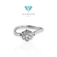 Cincin berlian lotus 18k/diamond ring lotus 18k-diamond jewelry