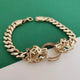 Duo panther bracelet 18k gold Diamond -Diamond Jewelry