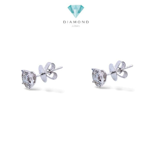 Solitaire Diamond Earrings 18K / Anting Berlian Solitaire 18K / Diamond Jewelry / 1ABGT600WPLS