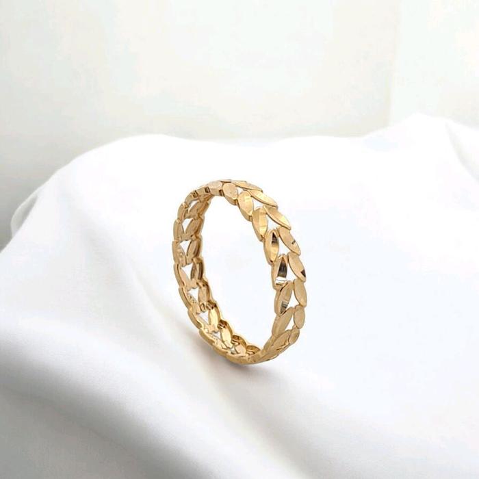Gold Leaf Ring 700K-Diamond Jewelry-424CMS097LS-HT