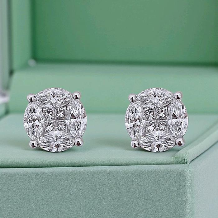 Esperansa Diamond Earring 18K / Anting Berlian Esperansa 18K / Diamond Jewelry 1AB4300PGK-HT